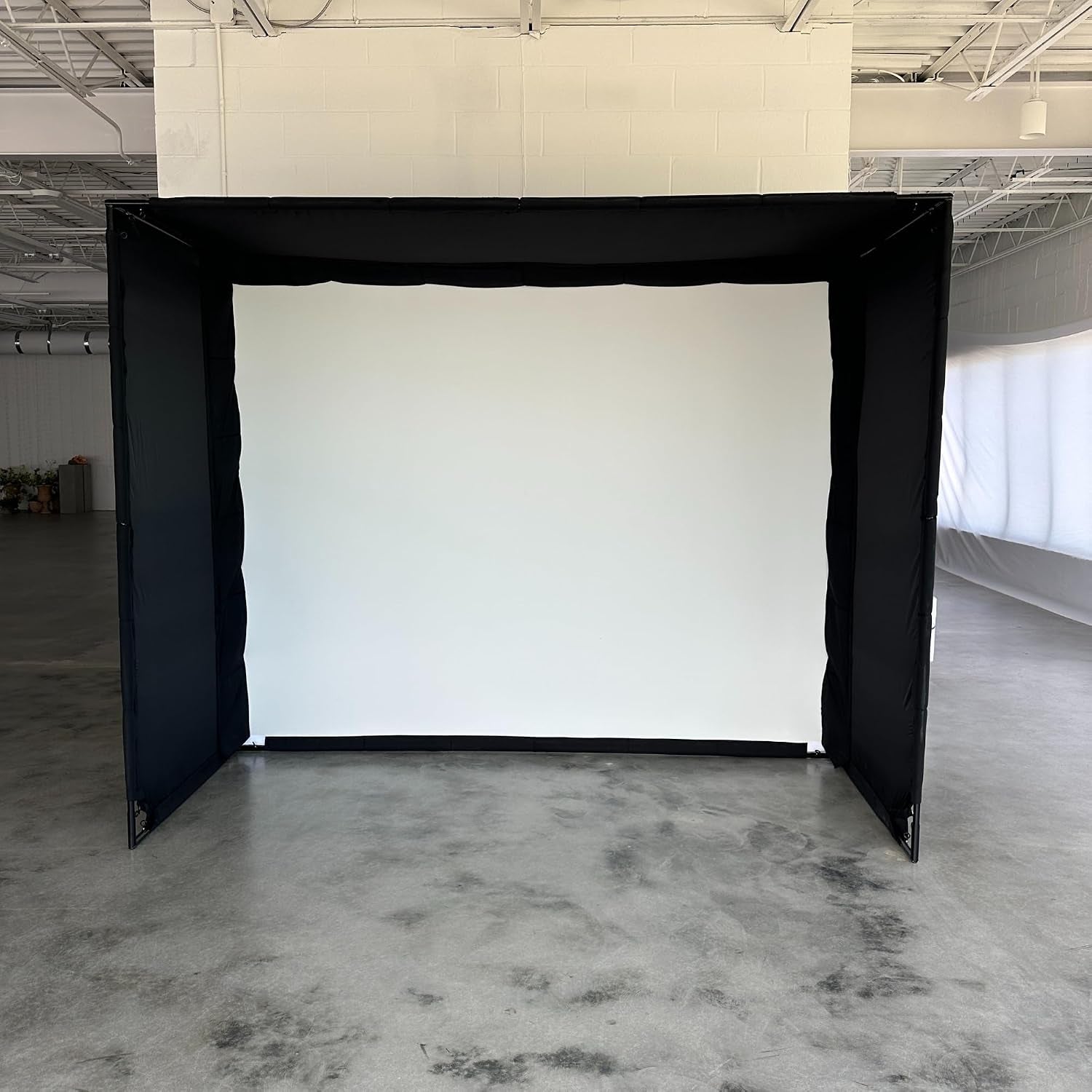 Golf Simulator Enclosure Kit – Choose 8X8 Ft, 10X8 Ft, or 12X8 Ft – Complete Frame + Enclosure + HD Impact Screen (Home Indoor/Outdoor Practice)