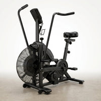 Dual Resistance Air Bike, Magnetic & Air Fan Bike with APP Connection, ISCC plus Certified, Dual-Action Handlebars for Home Gym HIIT Cardio Full Body Workout (350LBS Capacity) (Carbon Black) — Studio Shot