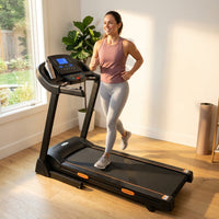 Electric Running Exercise Treadmill, Black, 300 Lb — Lifestyle