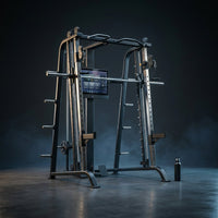 Gym Monster Smart Home Gym, Multifunctional Strength Training Machine, Smith Machine Power Cage Workout Station, Squat Rack Cable Machine, Full Body Fitness Equipment for Home Workout — Studio Shot