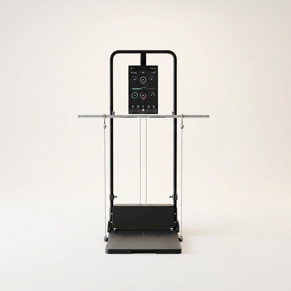 Gym Monster Smart Home Gym, Multifunctional Strength Training Machine, Smith Machine Power Cage Workout Station, Squat Rack Cable Machine, Full Body Fitness Equipment for Home Workout — Studio Shot