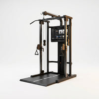 Smart Home Gym, Multi-Functional Gym Machine for Full Body Strength Training, All-In-One Gym Equipment, Digital Weight System, Workout Station, Squat Rack, Gym Monster 2 — Studio Shot