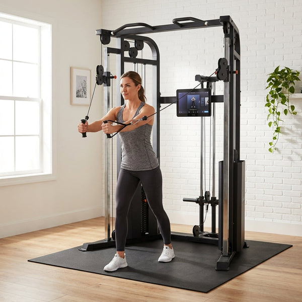 Smart Home Gym Built for Full Body Training, Digital Weight System, Adjustable Resistance, Compact Design