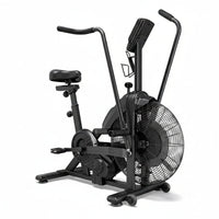Dual Resistance Air Bike, Magnetic & Air Fan Bike with APP Connection, ISCC plus Certified, Dual-Action Handlebars for Home Gym HIIT Cardio Full Body Workout (350LBS Capacity) (Carbon Black)