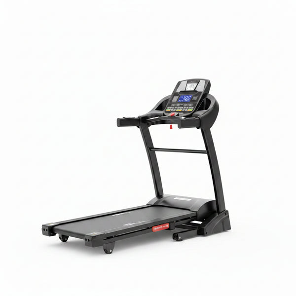 4.5HP Folding Treadmill for Home with 15 Auto Incline, Smart APP, 300Lbs, Hifi Bluetooth Speakers, 64 Programs, 10MPH Speed, Foldable Eletreadmill Running Machine, Knee Strap Gift